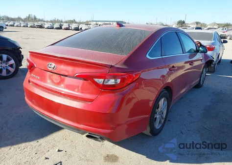 2017 Hyundai Sonata z USA, uszkodzony, nr VIN 5NPE24AF2HH586533